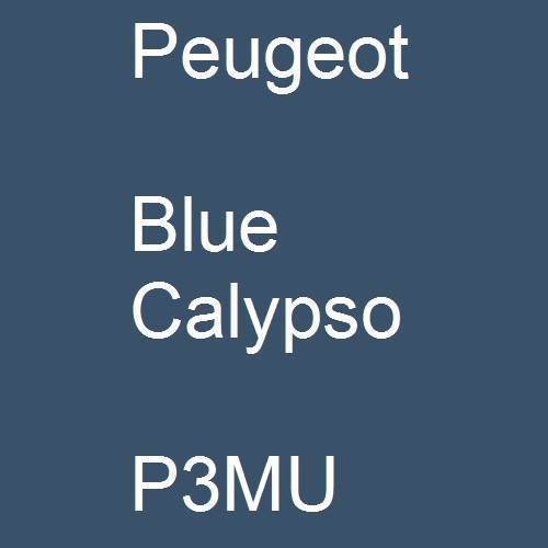 Peugeot, Blue Calypso, P3MU.